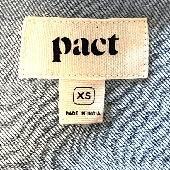 Pact Blue Mini Dress - Picture 6 of 9